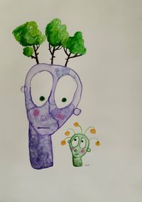 purple treehead